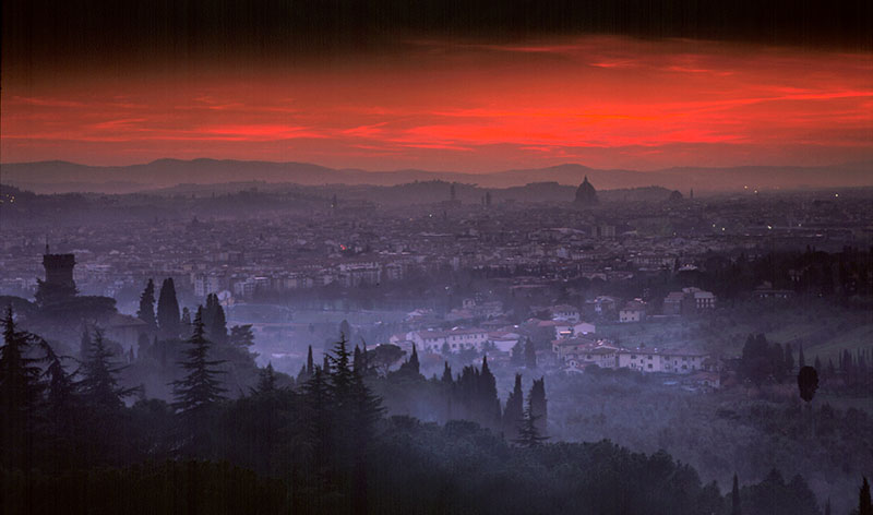Florence from Fiezole viewpoint or Hasbro Puzz 3d 